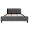 Flash Furniture King Size Dk Gray Fabric Platform Bed & Mattress HG-BM10-32-GG - alternate 2